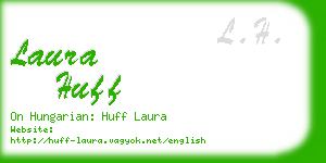 laura huff business card